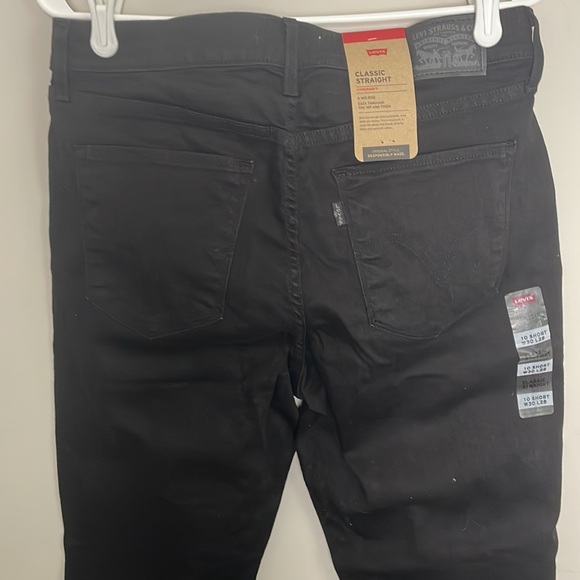 Levi’s Classic Straight Black Jeans- size 10 (short) - Picture 4 of 14
